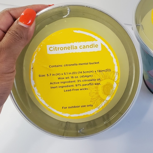 Citronella 2pack Candles Flamingo Print - Picture 4 of 5